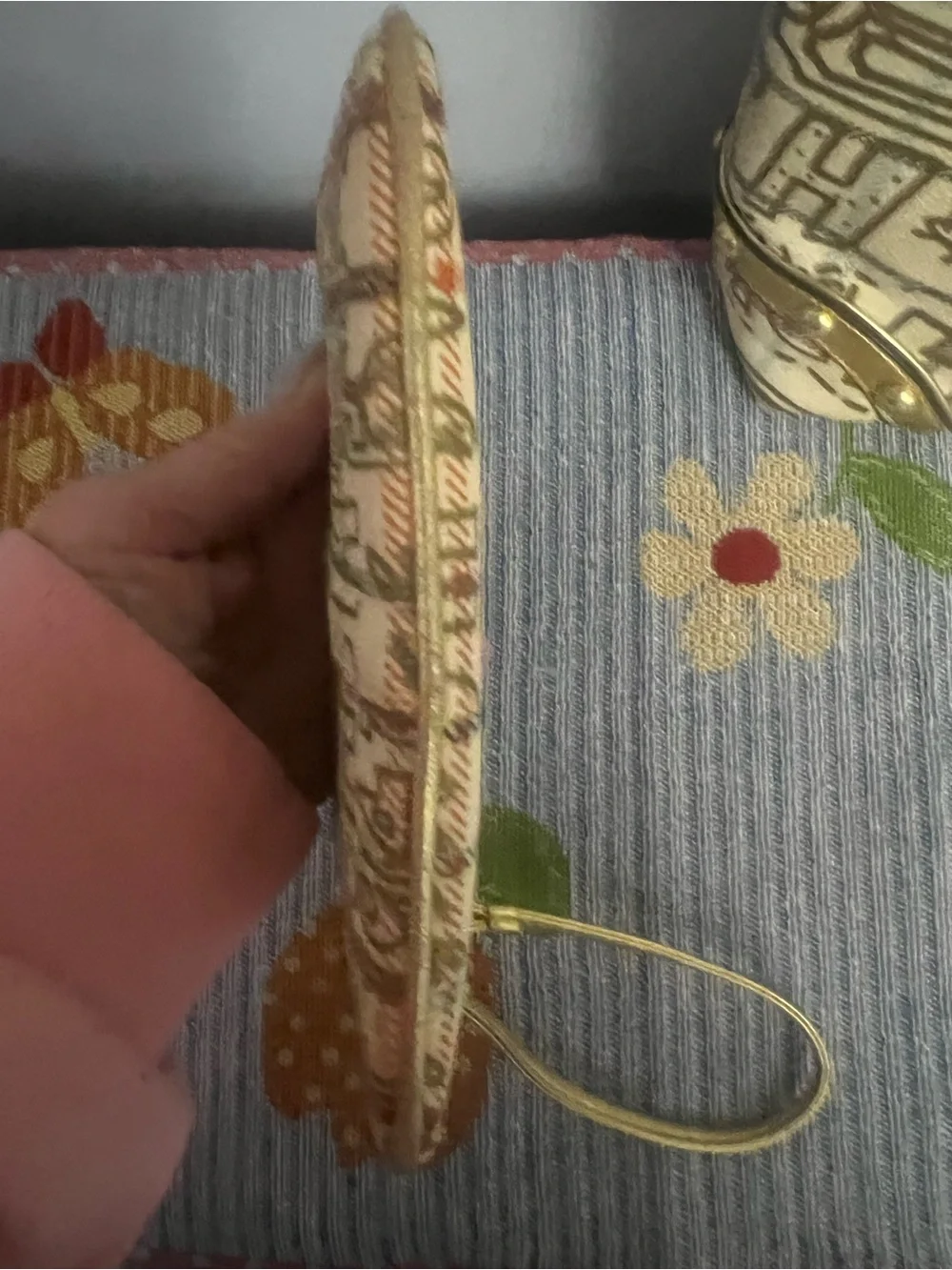 Coach 2009 Heritage Tattersall Graffiti Golden Tote Bag & Matching Wristlet